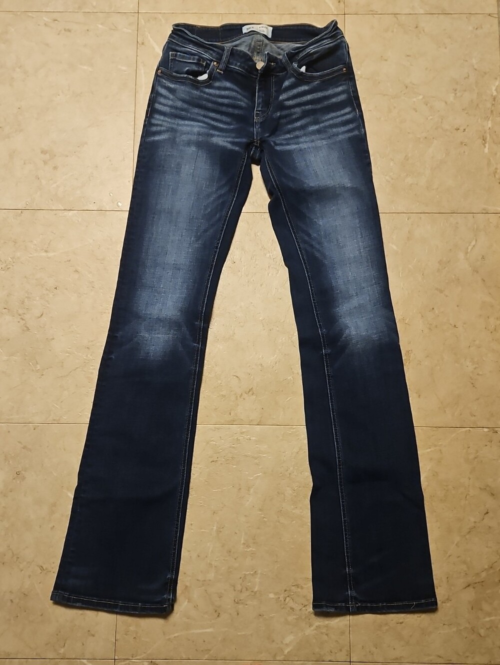 BKE Women's Dark Indigo Bootcut Jeans XXL 37 1/2 Length